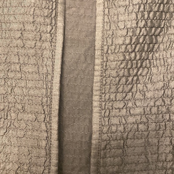 Eileen Fisher quilted‎ silk tussah open jacket size M - Picture 5 of 6